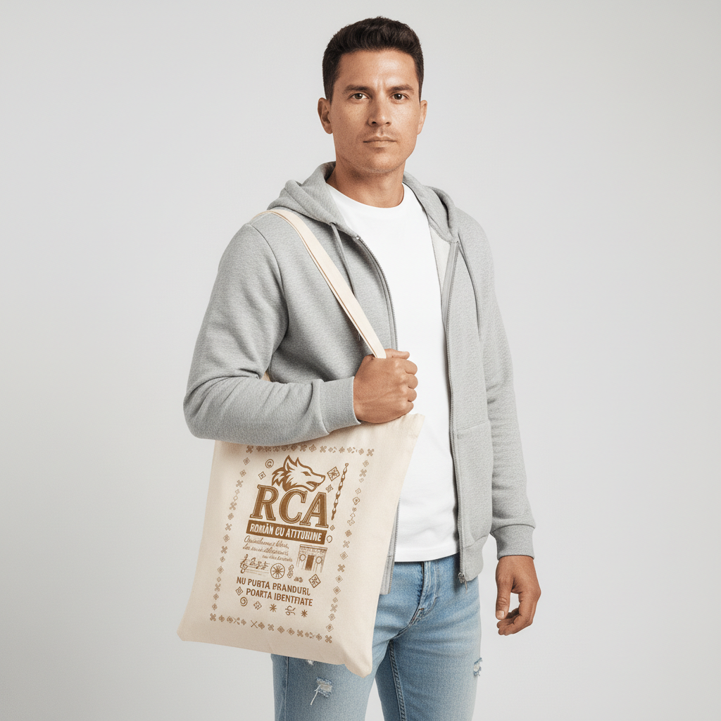 Geantă Tote Organică RĂDĂCINI 